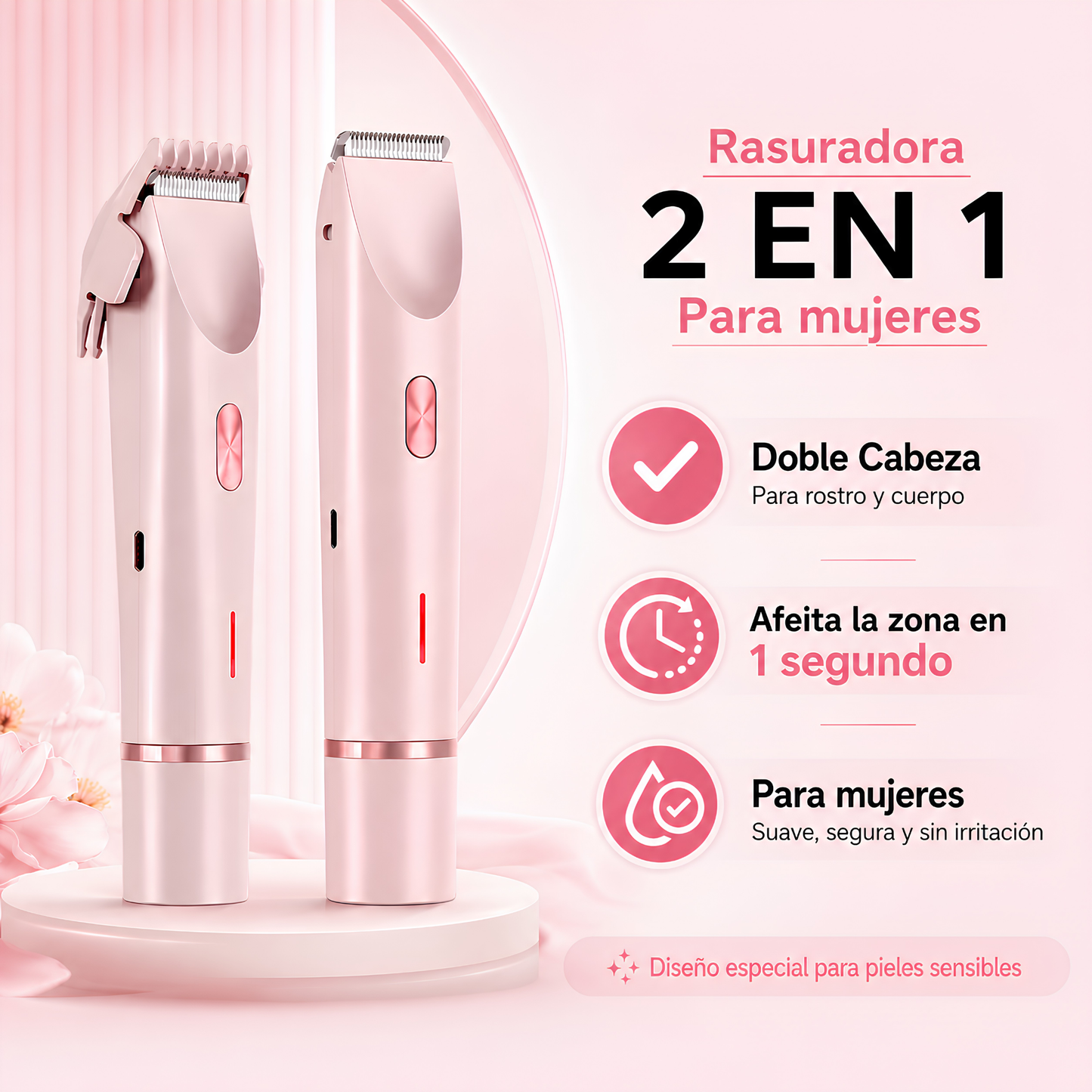 Rasuradora 2 en 1
